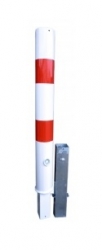 Absperrpfosten -NONUS- aus Stahl Ø 82 mm, herausnehmbar